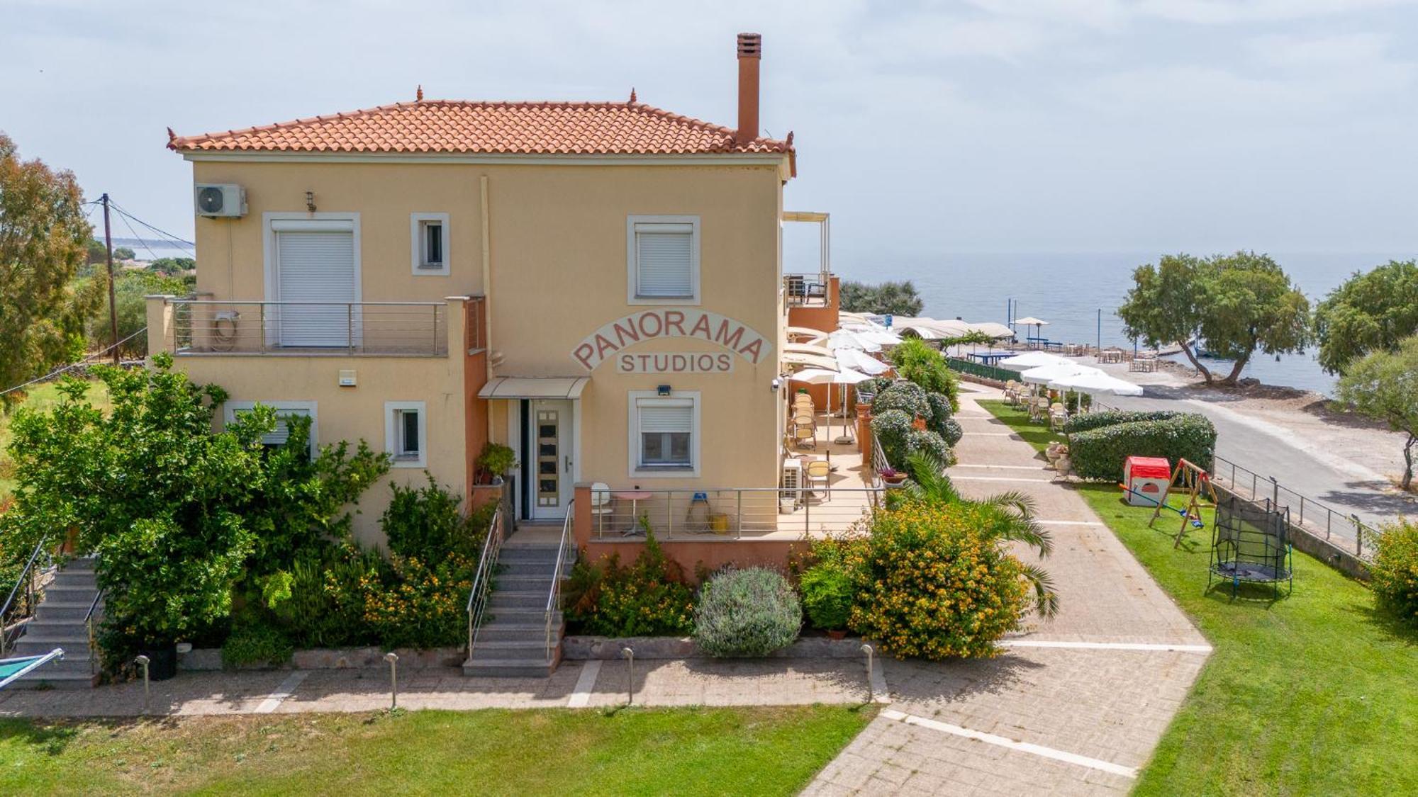 Palaiologou Panorama Apartments Mantamados Luaran gambar